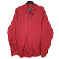 Mens Red Eddie Bauer  Long Sleeve Shirt