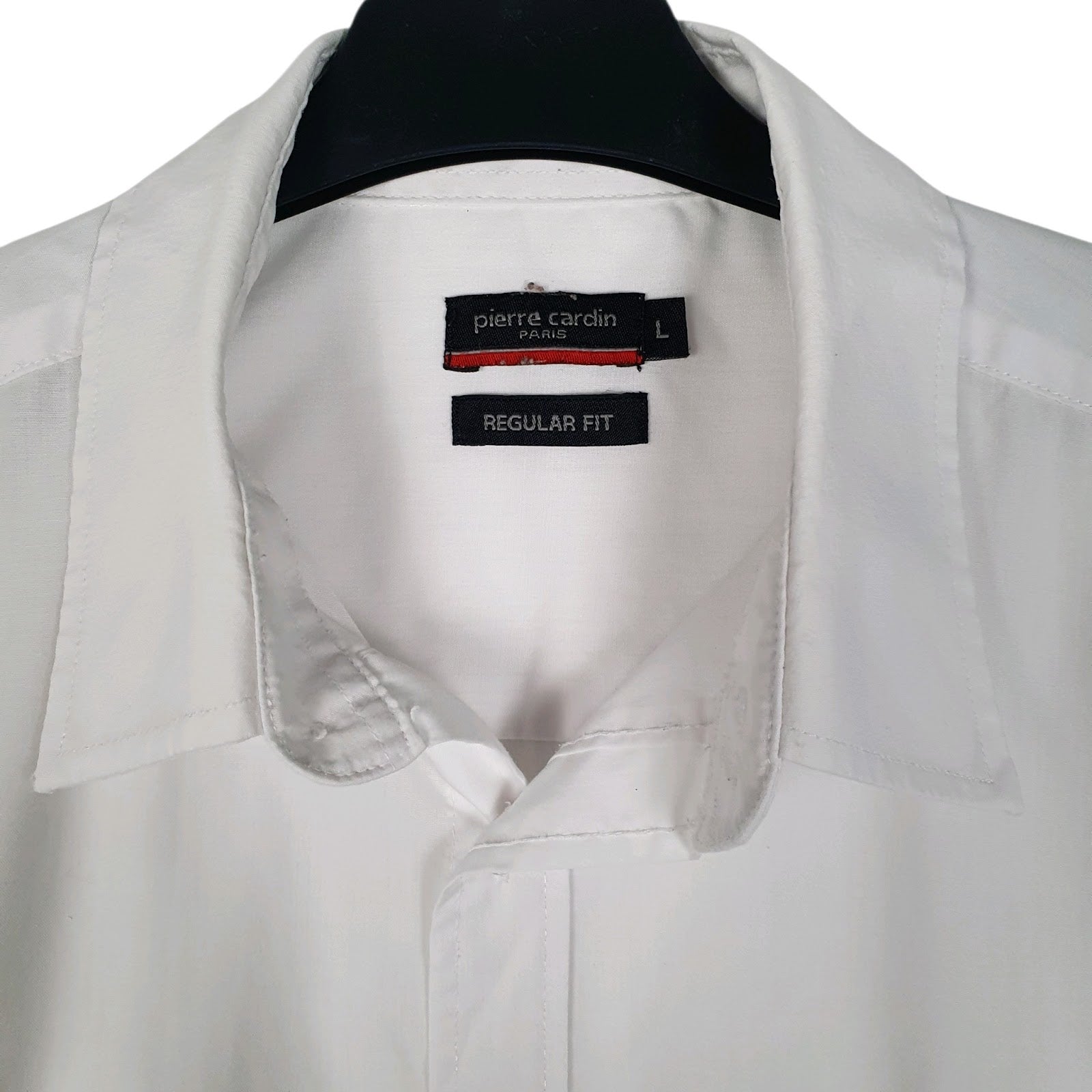 Mens White Pierre Cardin   Shirt