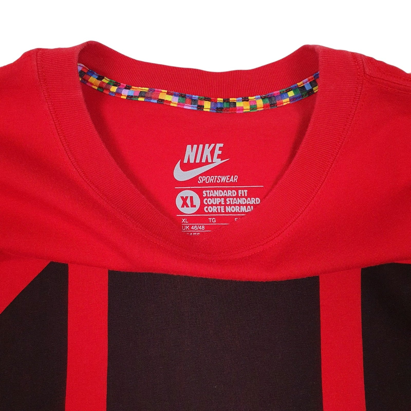 Mens Red Nike   T Shirt