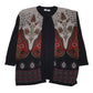 Womens Black Manfred Hegler Knit Cardigan Jumper