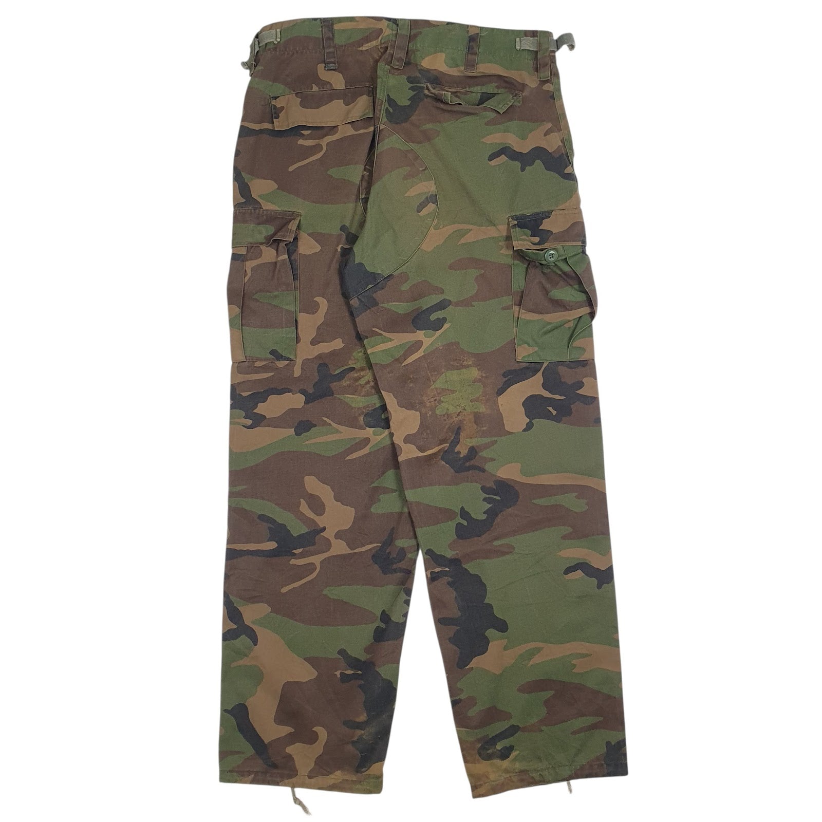 Mens Green Unbranded Army Camo  Trousers