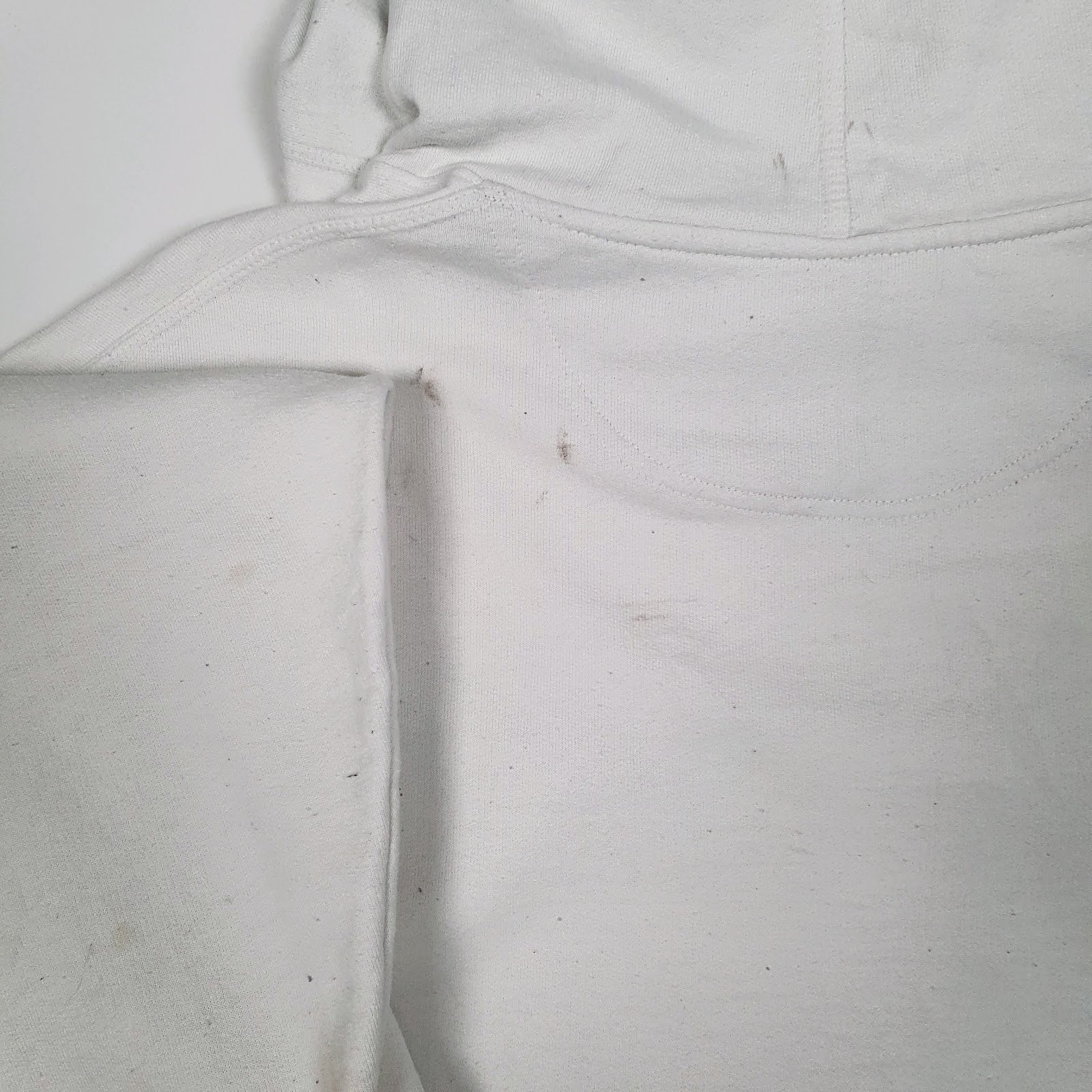 Mens White Champion  Hoodie Jumper