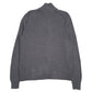 Mens Grey Tommy Hilfiger Heavy Knitwear Full Zip Jumper