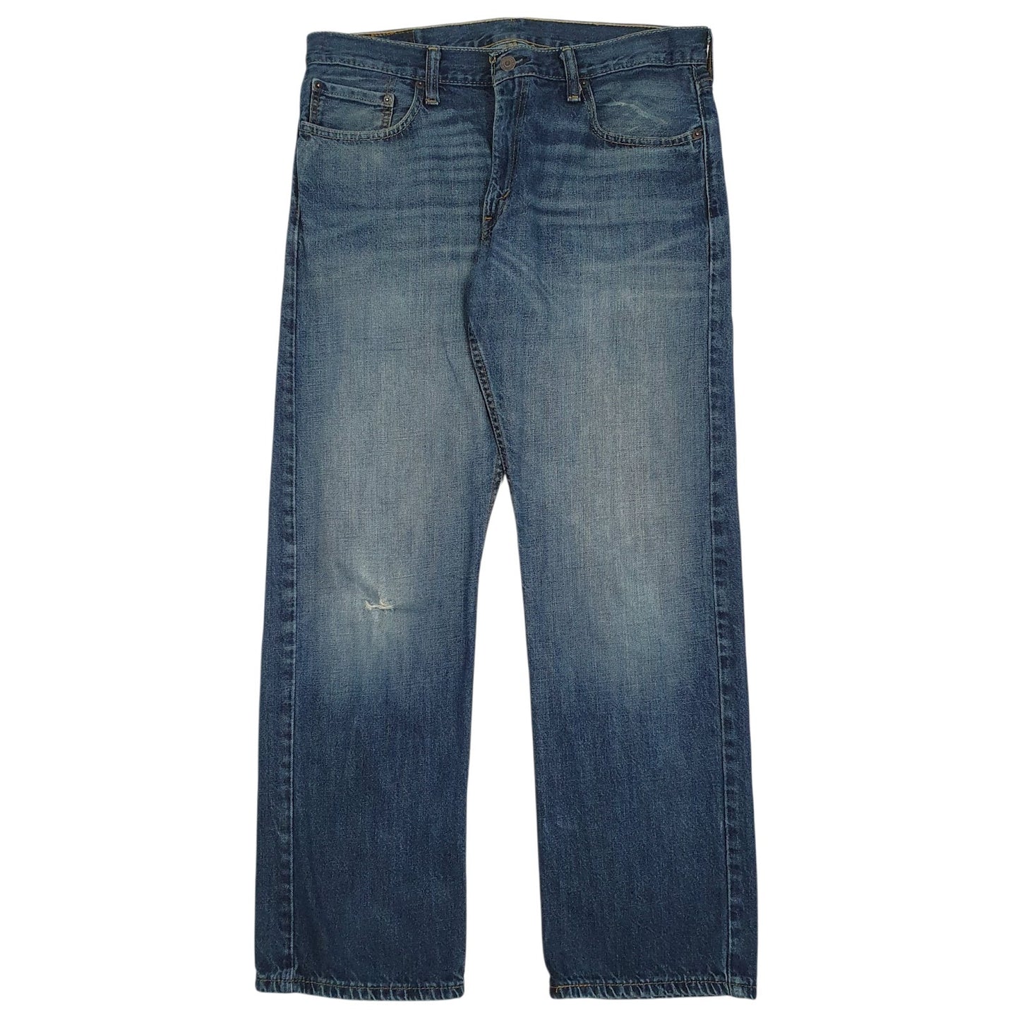 Mens Blue Levis Distressed 514 JeansW34 L30