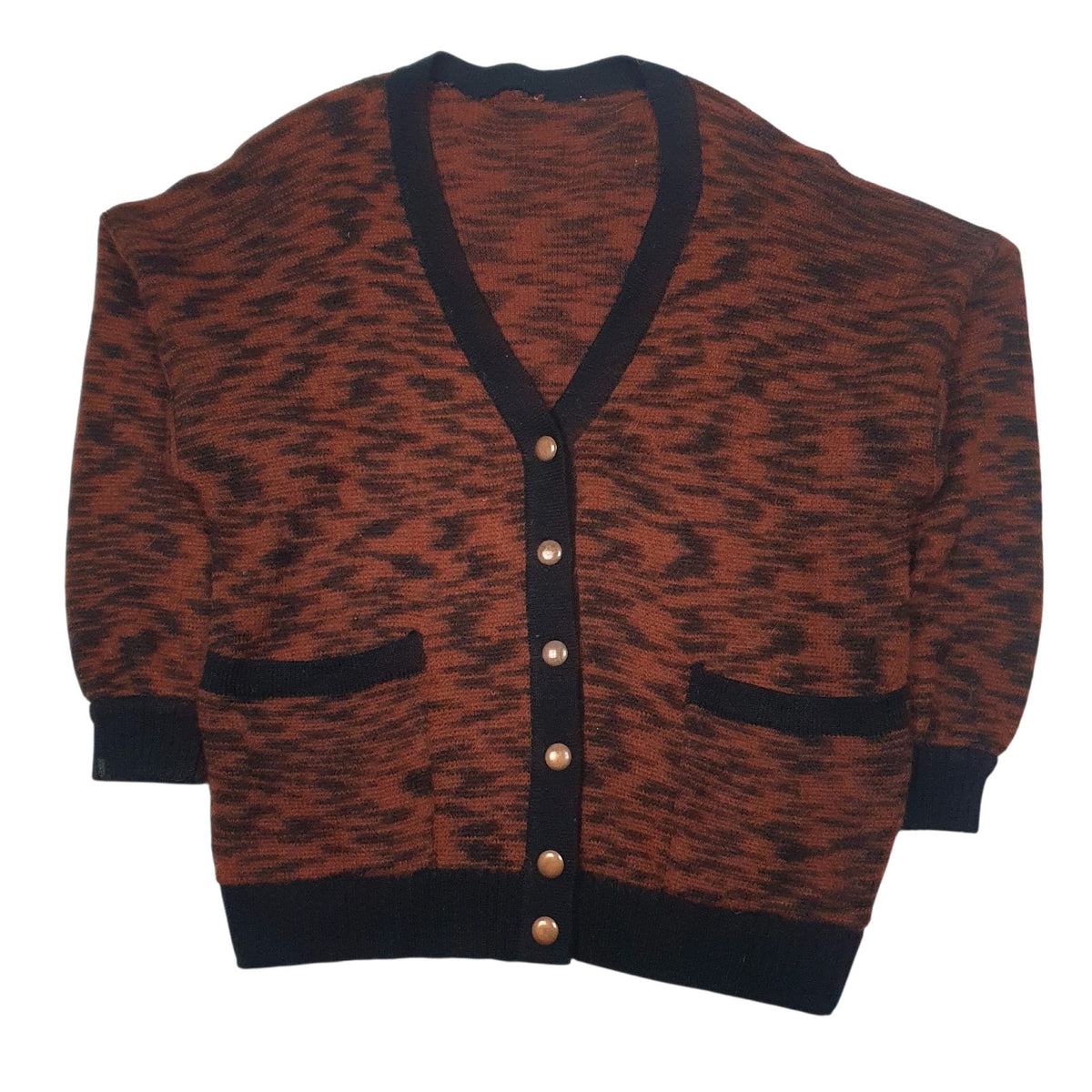 Mens Red Unbranded  Cardigan Jumper