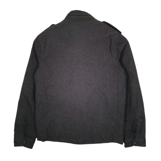 Mens Grey Levis Windbreaker Military  Coat