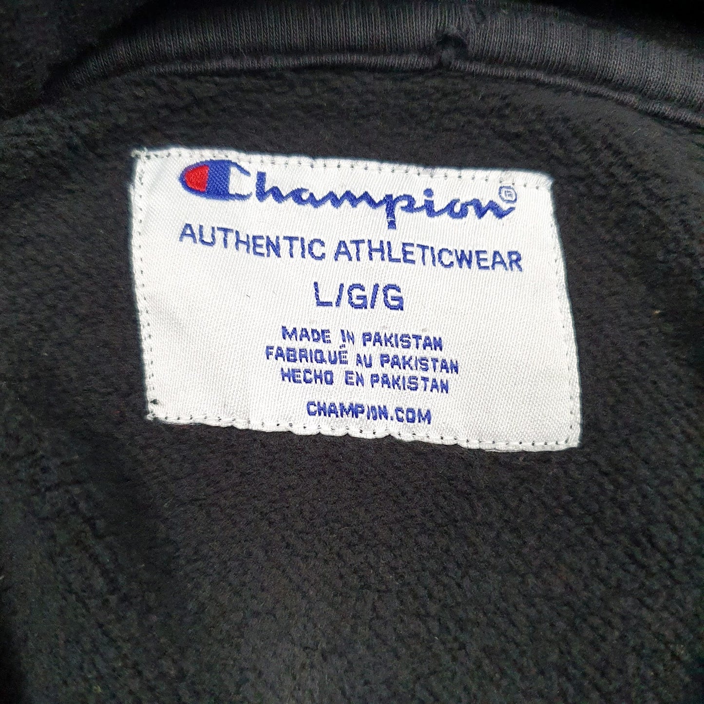 Mens Black Champion  Hoodie Jumper