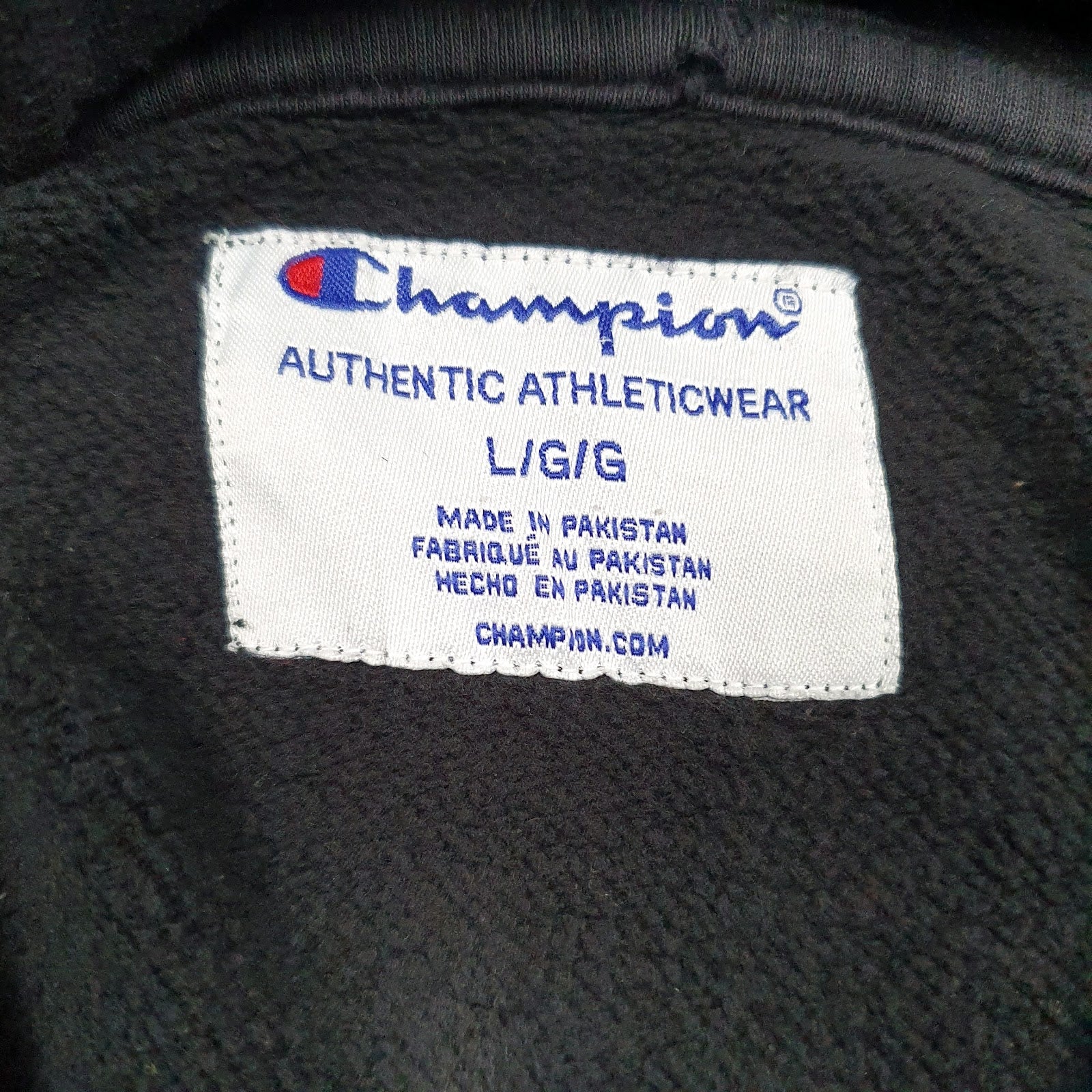 Mens Black Champion  Hoodie Jumper