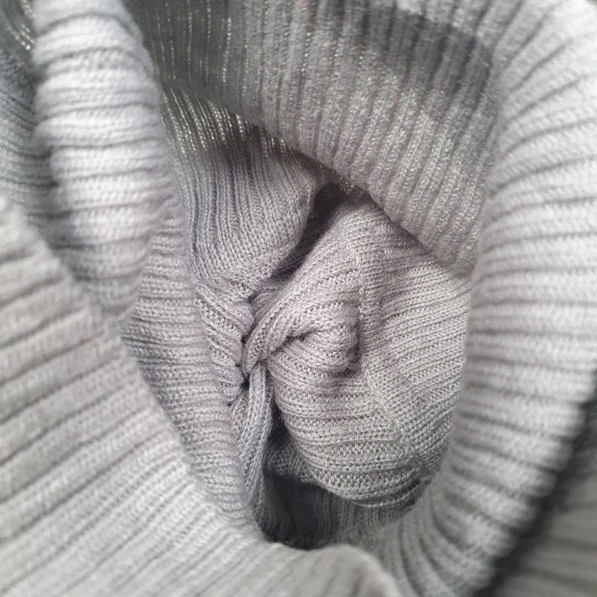 Womens Grey Unbranded  Turtle Neck Jumper