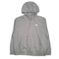 Mens Grey Nike  Hoodie Jumper
