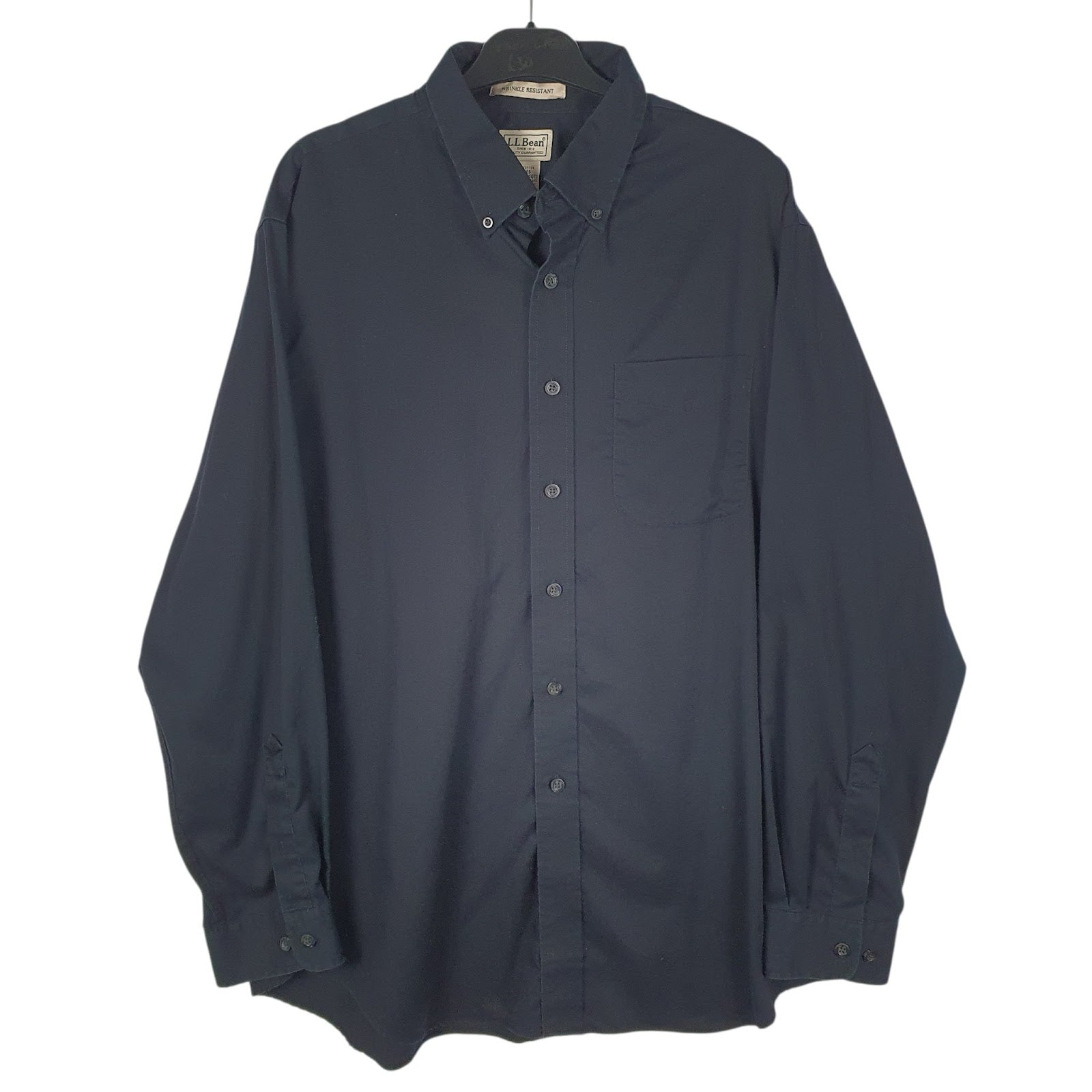 Mens Black L.L.Bean  Long Sleeve Shirt