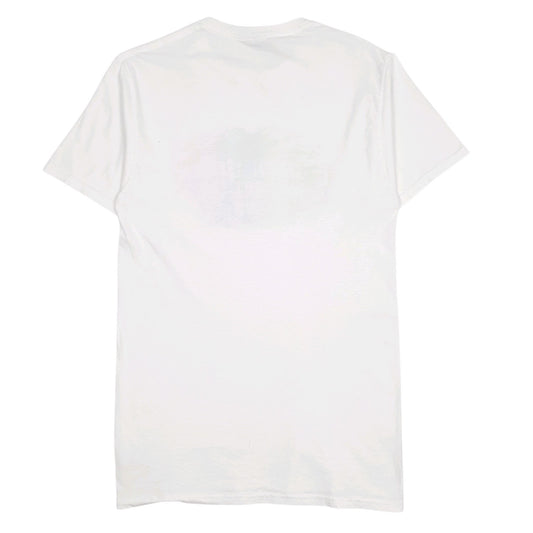 Mens White Jerzees Central Lee Volleyball Camp  T Shirt
