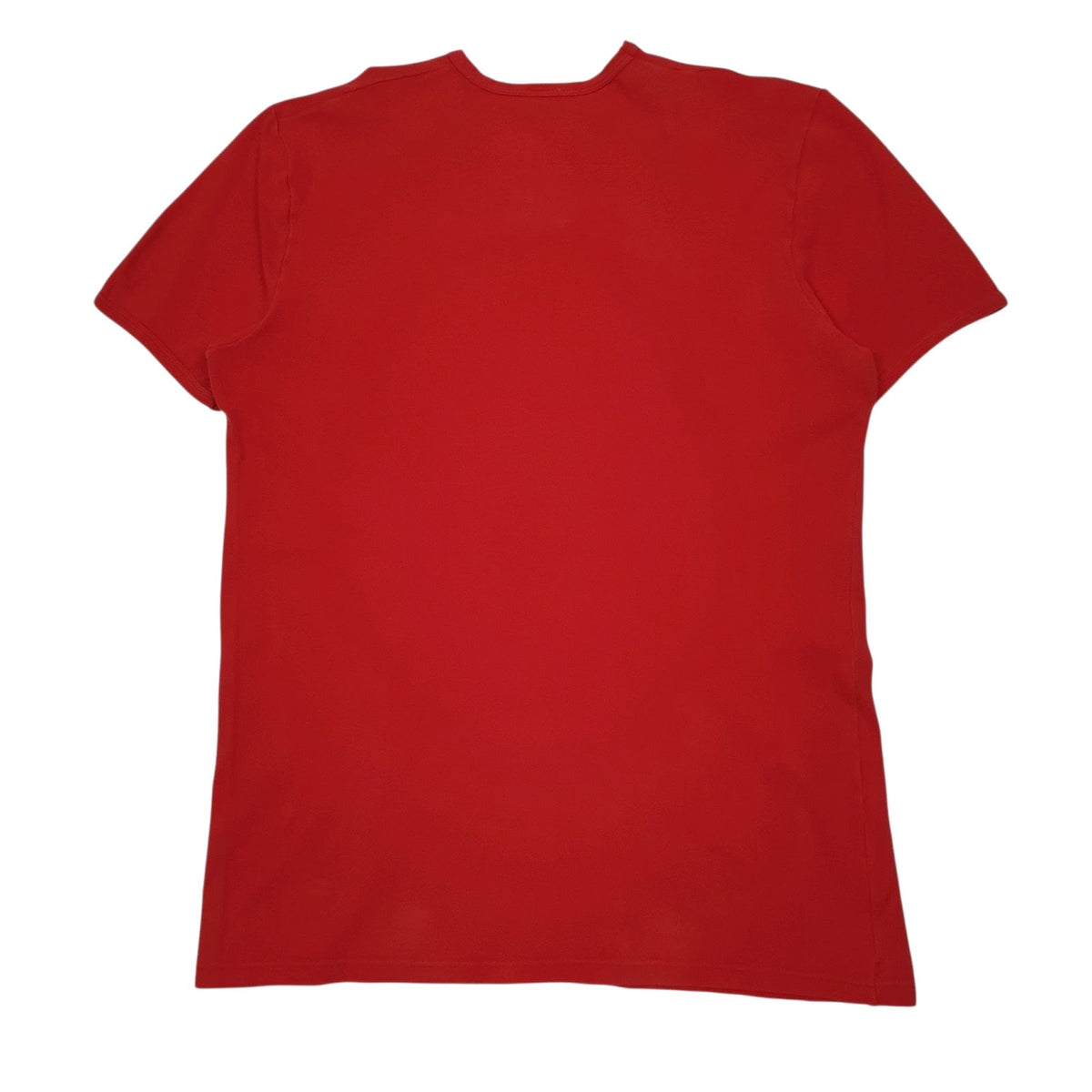 Mens Red Lacoste Vintage  T Shirt