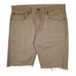 Mens Beige Levis Cut Off 508 Chino Shorts