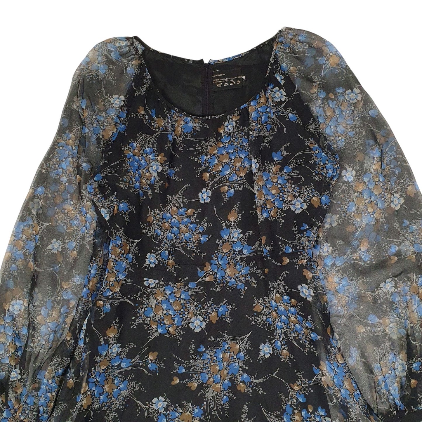 Womens Black Unbranded Evening Shear  Dress