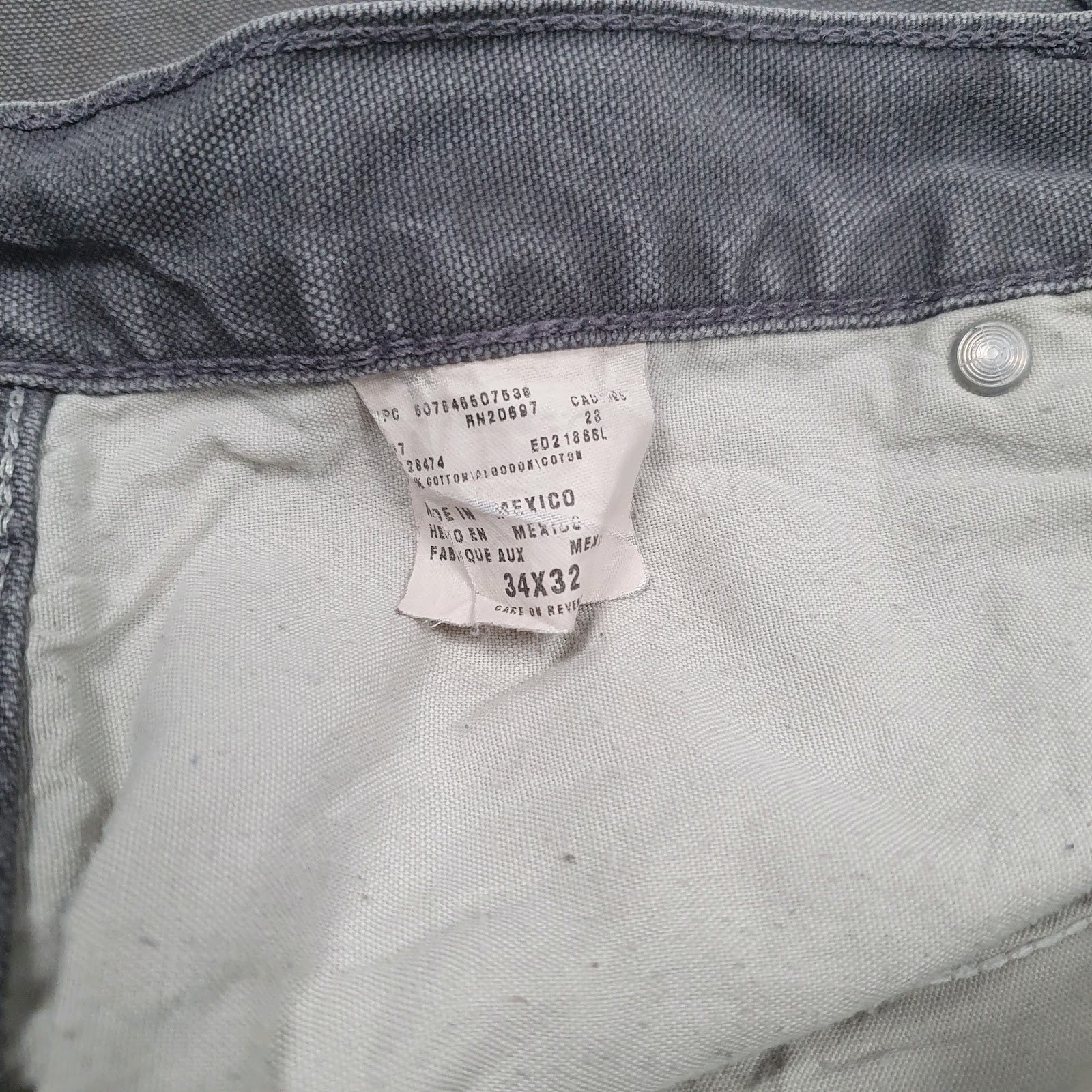Mens Grey Dickies   Jeans