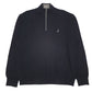 Mens Black Nautica  Quarter Zip Jumper