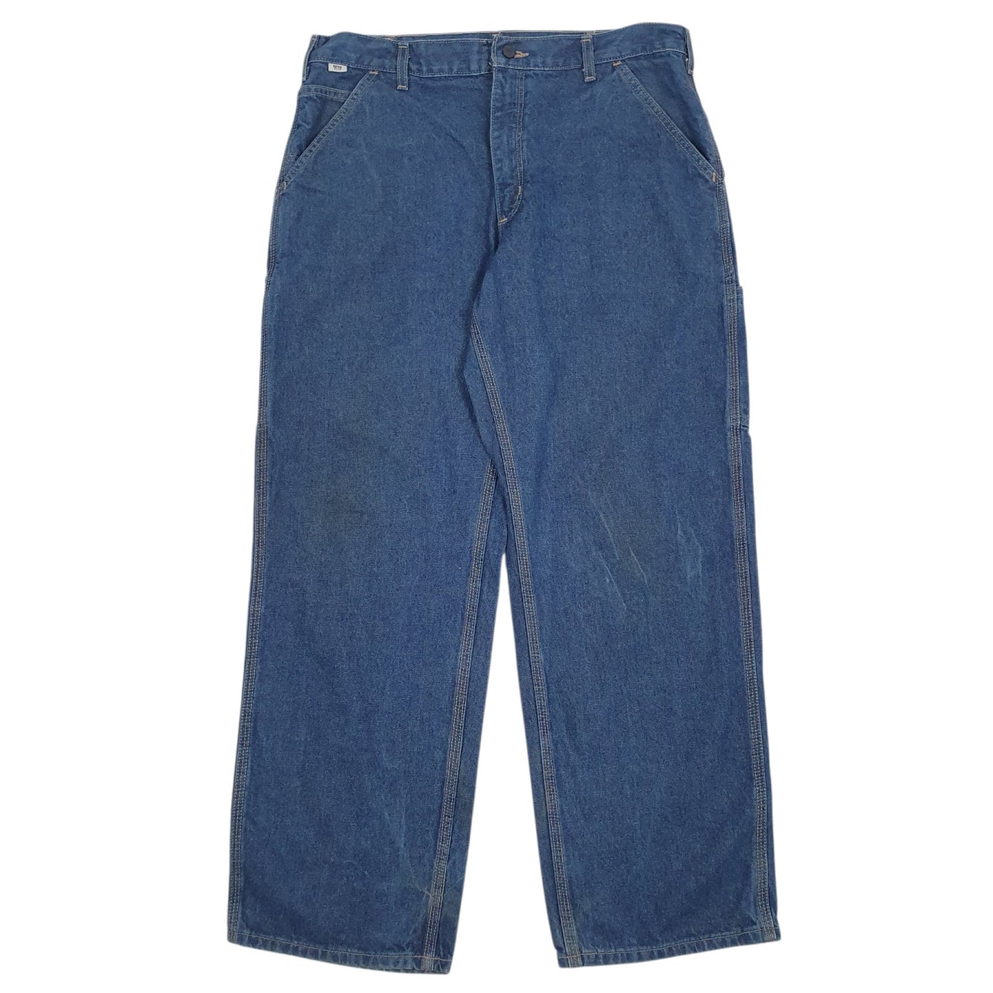 Mens Blue Carhartt FRB13 DNM Carpenter JeansW36 L30