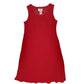 Womens Red Donna Ricco Vintage 90s Sleeveless Dress