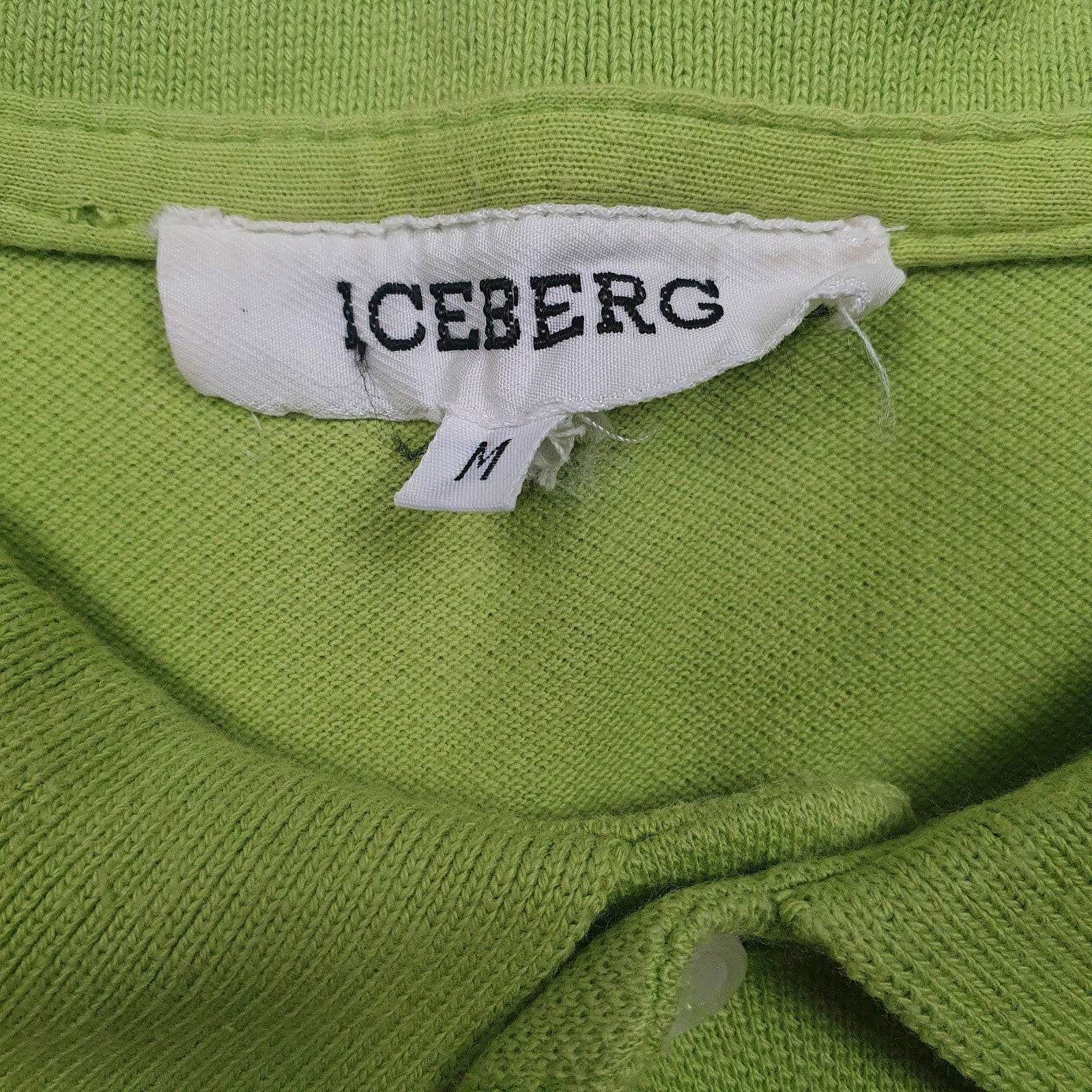 Mens Green Iceberg   Polo Shirt