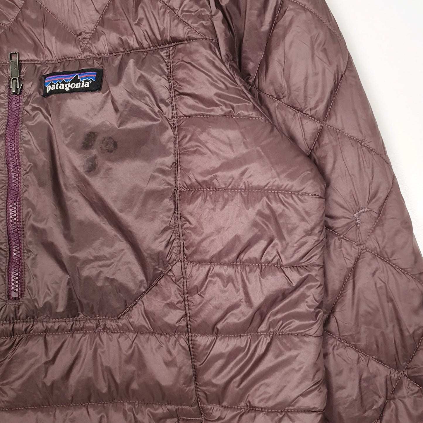 Womens Burgundy Patagonia Radalie Parka Trench Longline  Coat