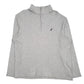 Mens Grey Nautica Lightweight Quarter Zip Jumper
