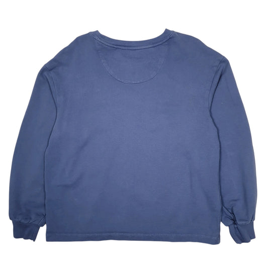 Womens Blue Patagonia Regenerative Organic Pullover Crewneck Jumper