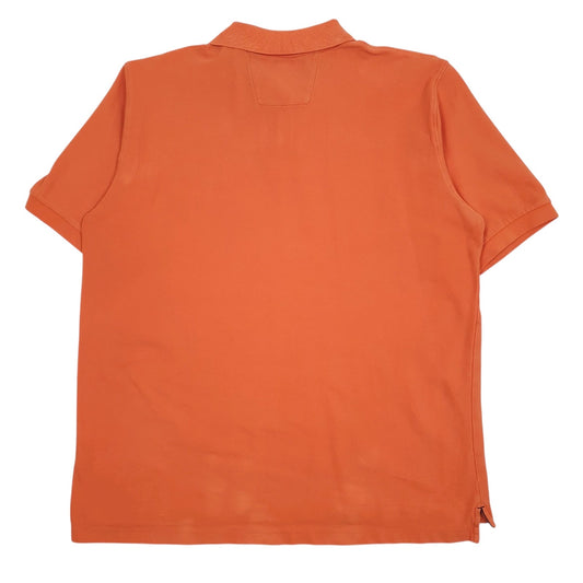 Mens Orange Nautica   Polo Shirt