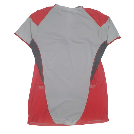 Mens Red Nike Dri-Fit Cycling Jersey  T Shirt
