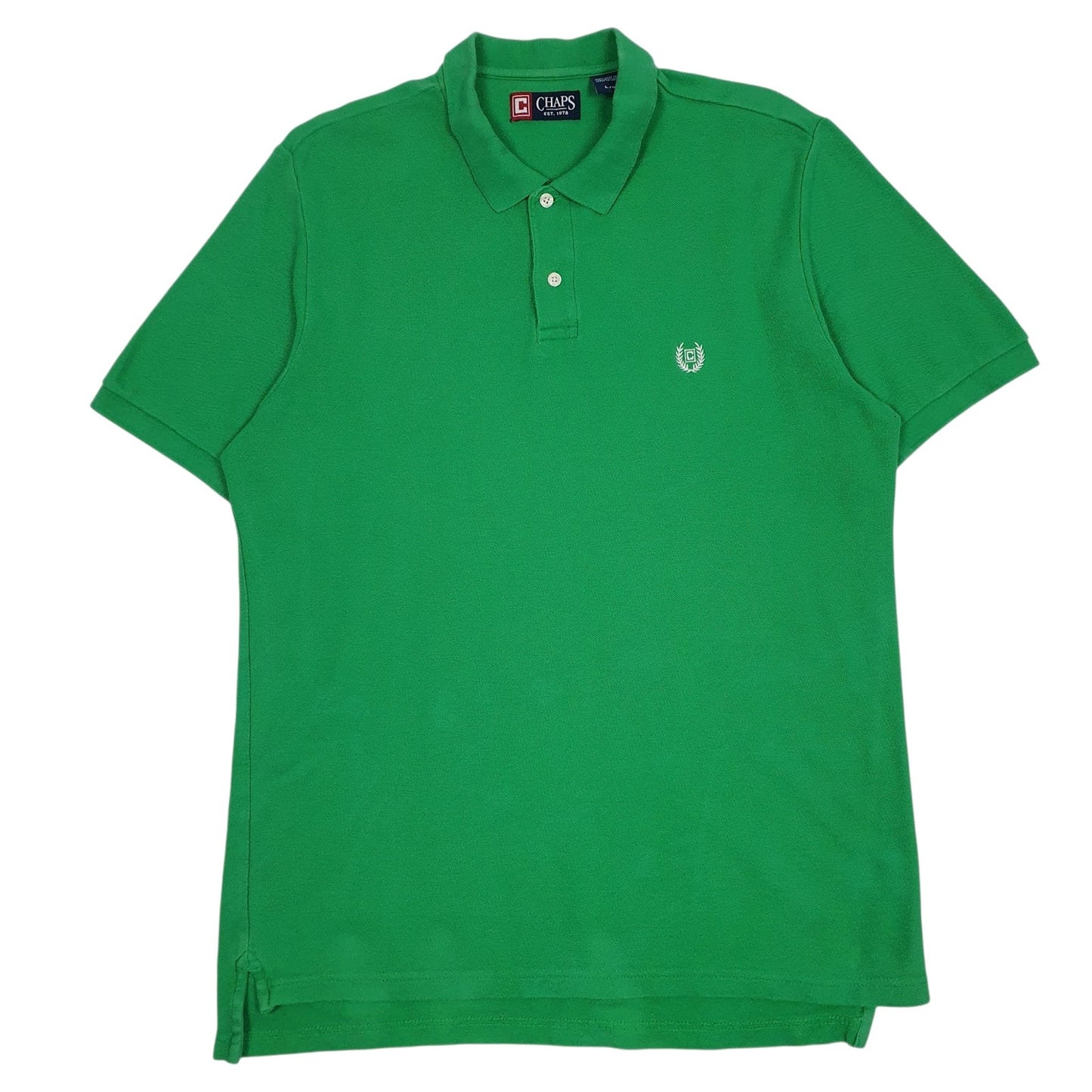 Mens Green Chaps  Short Sleeve Polo Shirt