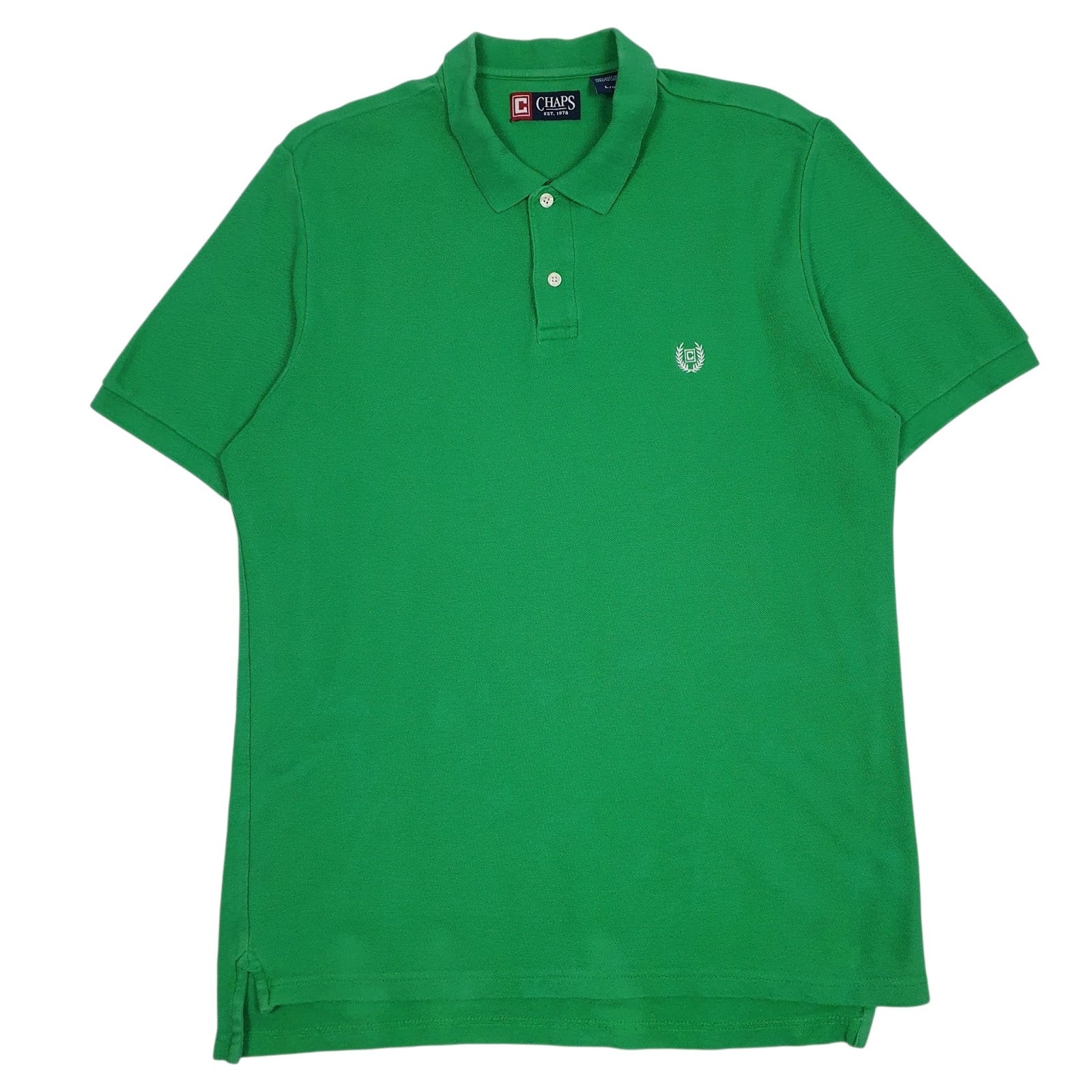 Mens Green Chaps  Short Sleeve Polo Shirt