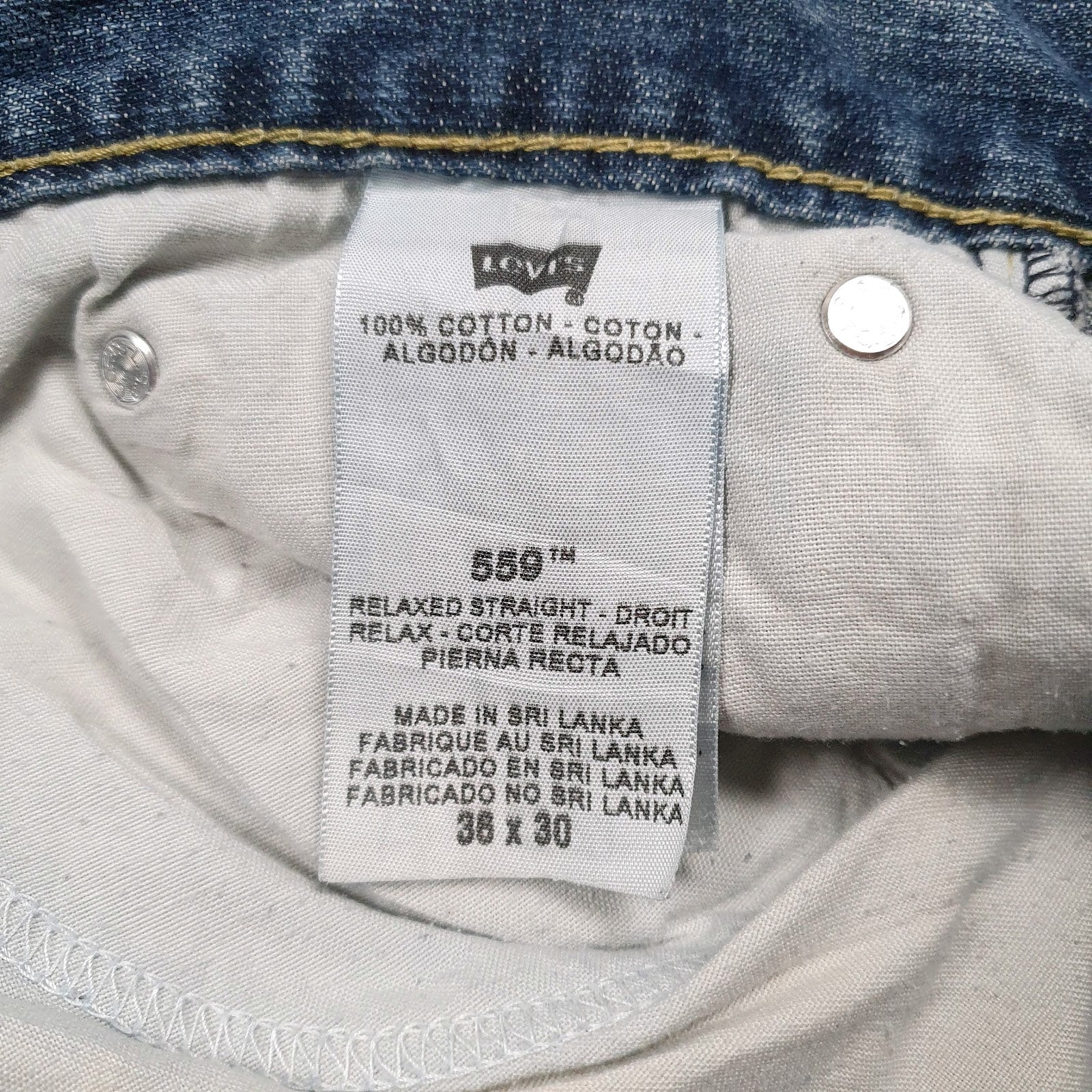 Mens Blue Levis   Jeans