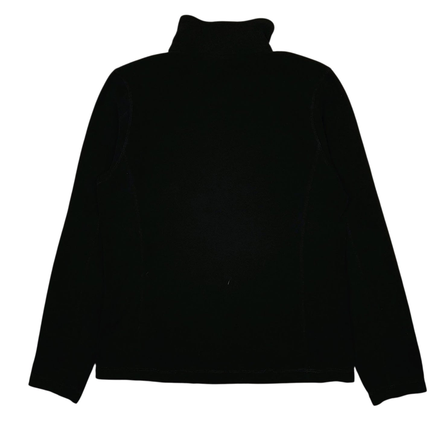Womens Black Patagonia Micro D Quarter Zip Jumper