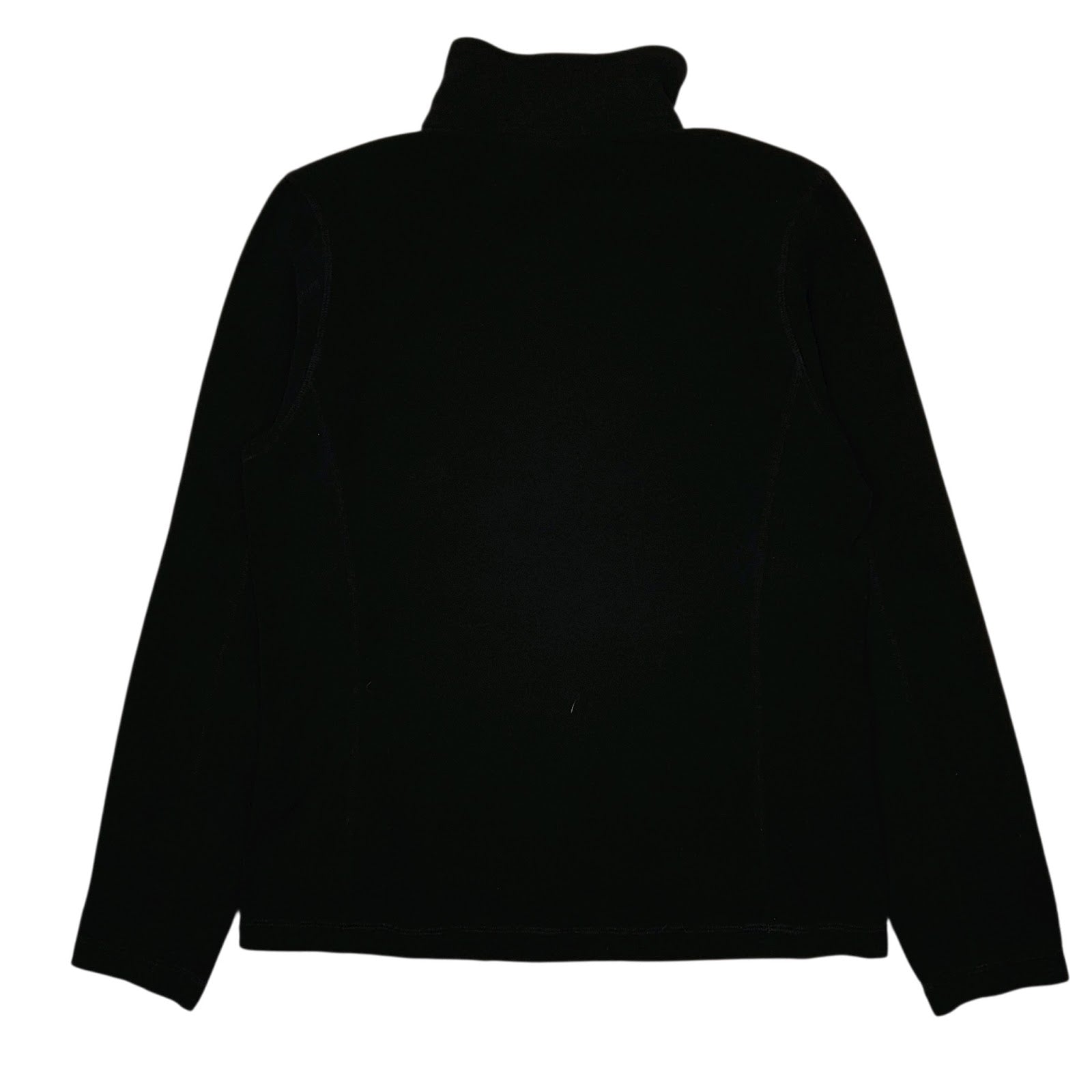 Womens Black Patagonia Micro D Quarter Zip Jumper