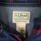 Mens Navy L.L.Bean Flannel  Shirt