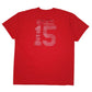 Mens Red Fruit Of The Loom Union Federal Bombers  T Shirt