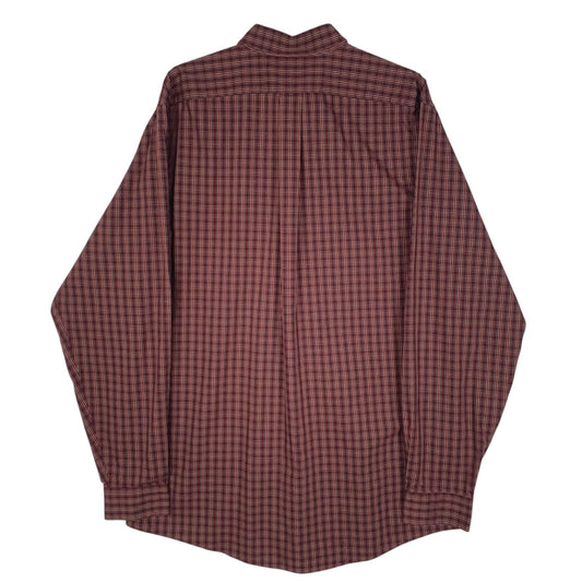 Mens Burgundy Eddie Bauer   Shirt