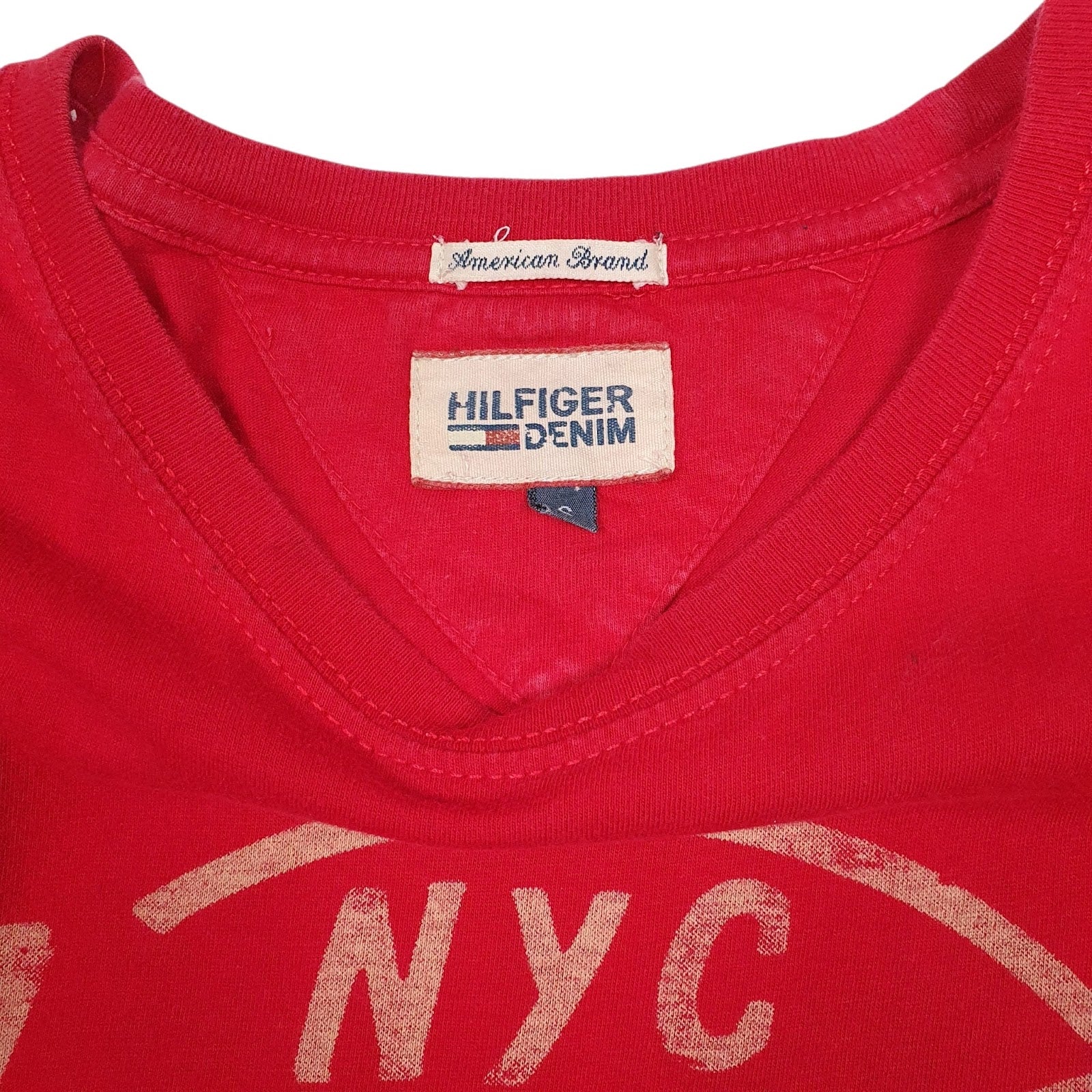 Mens Red Tommy Hilfiger   T Shirt