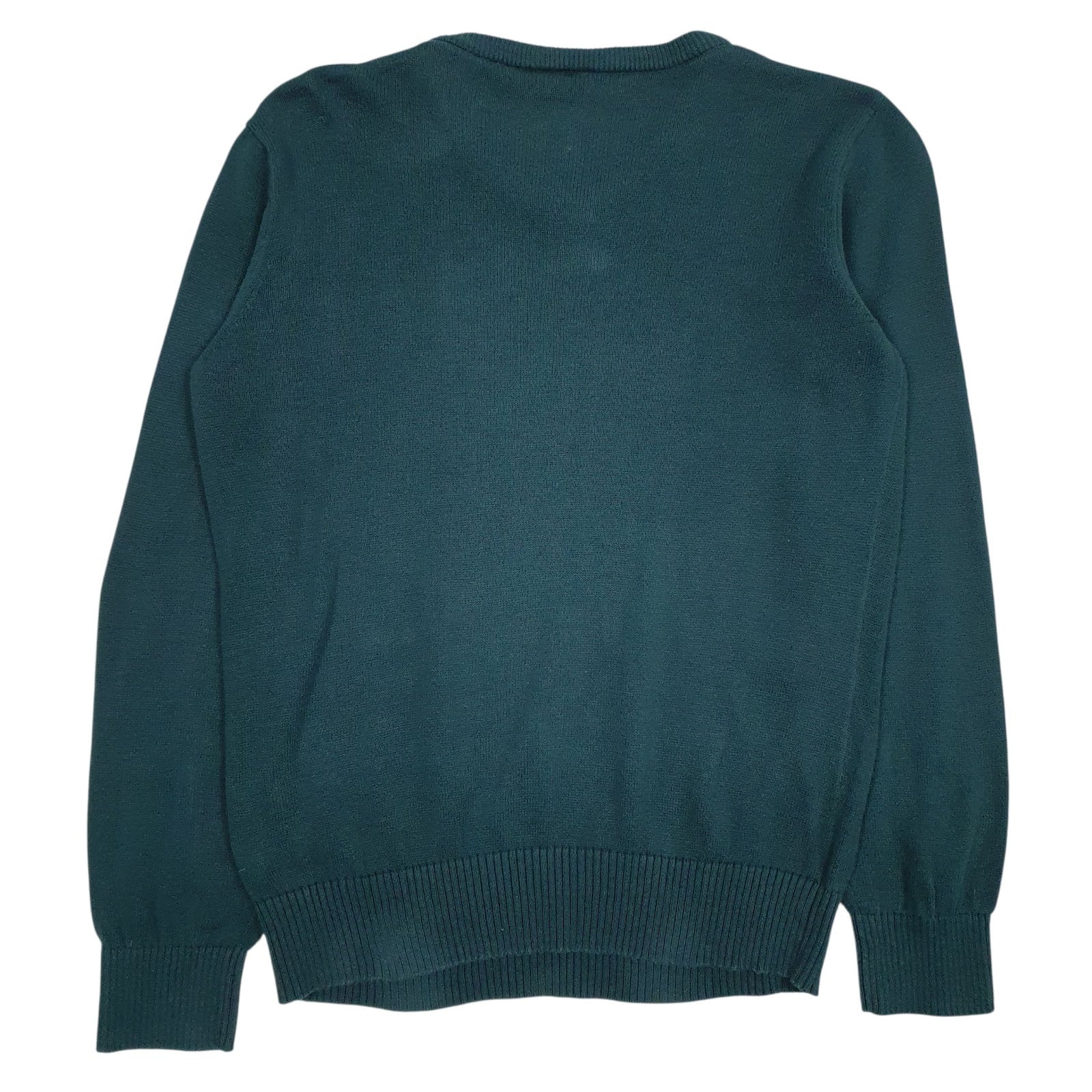 Womens Green Place Lightweight V Neck Jumper