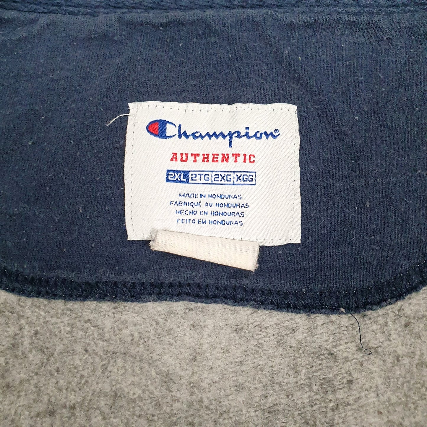 Mens Grey Champion  Full Zip Jumper