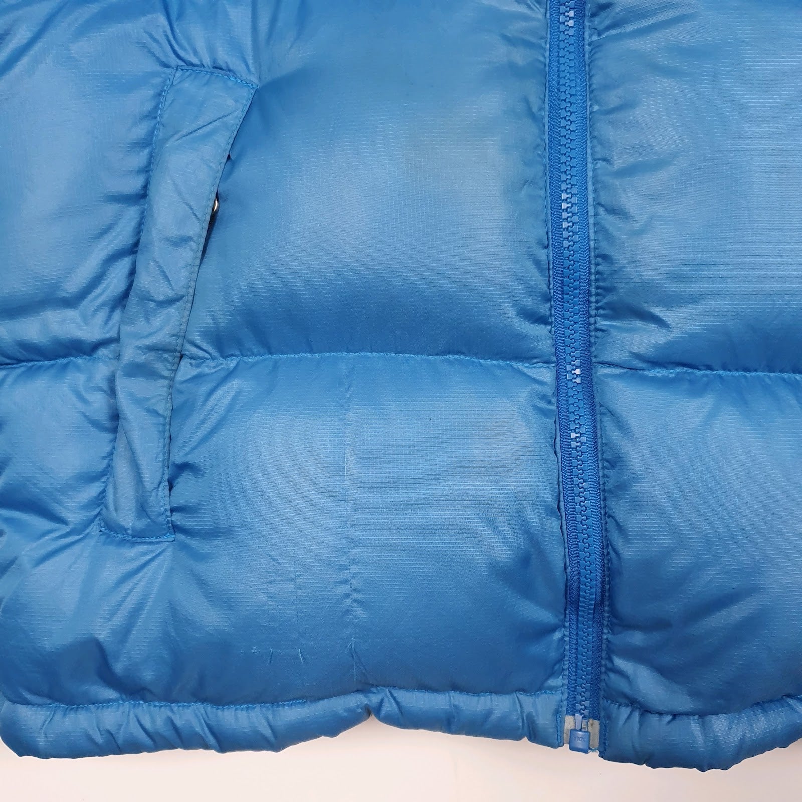 Mens Blue The North Face Nuptse  Coat