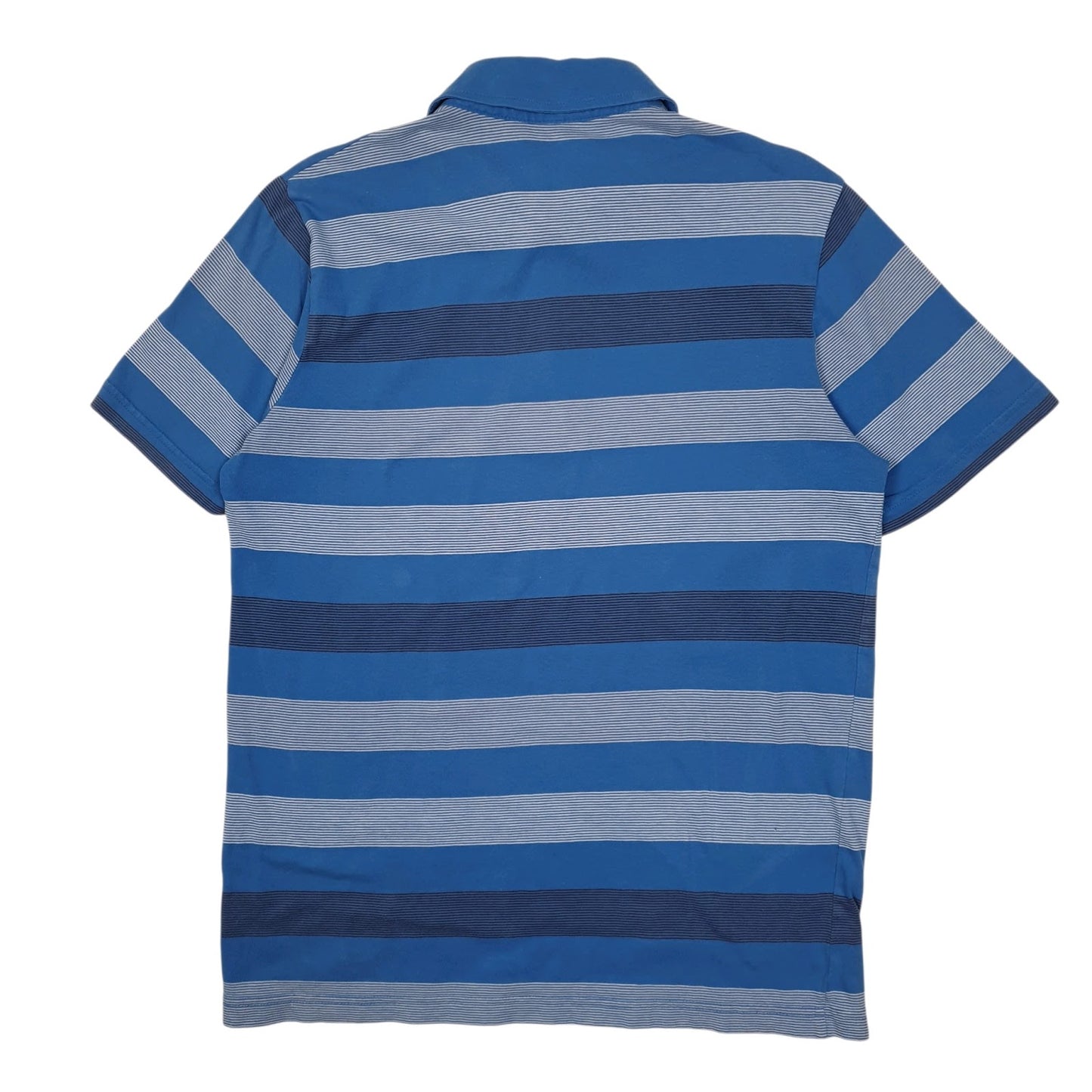 Mens Blue Puma  Hoodie Polo Shirt