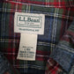 Mens Grey L.L.Bean Flannel  Shirt