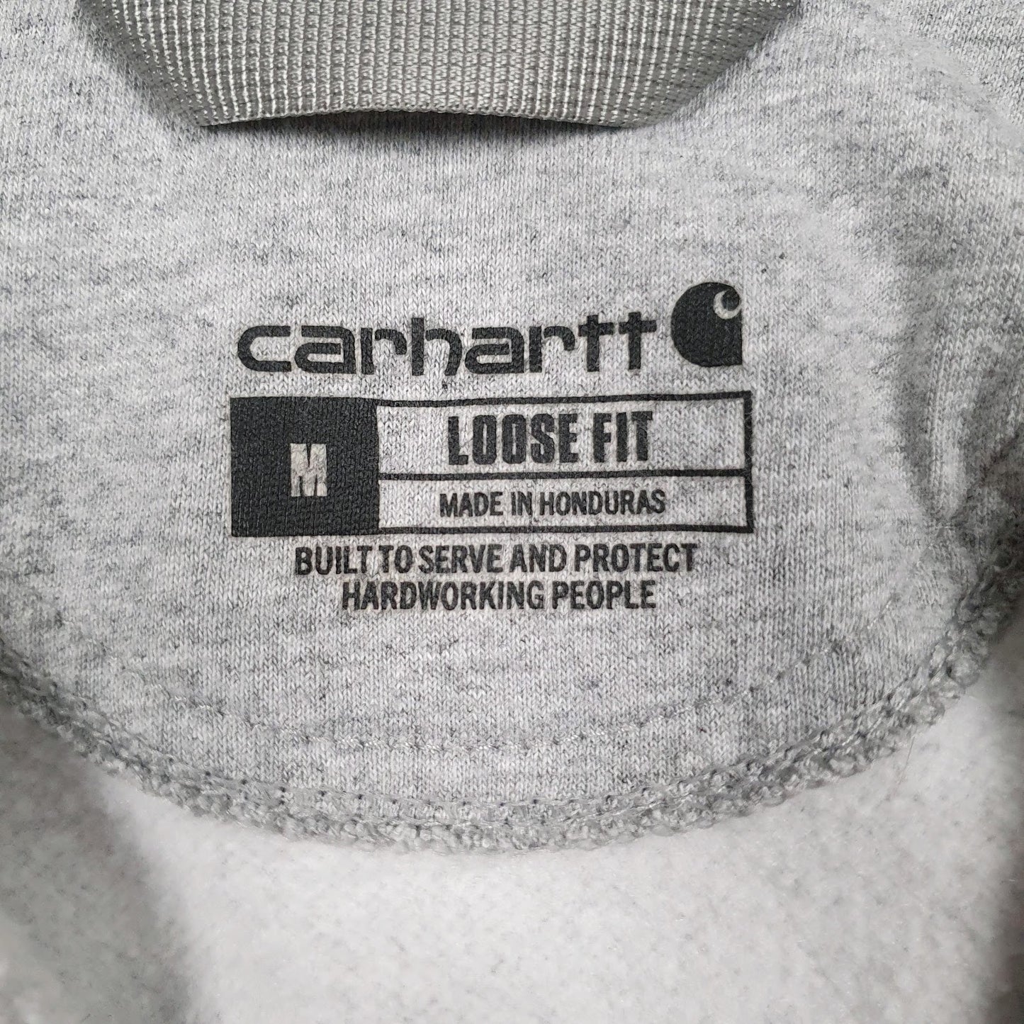 Mens Grey Carhartt  Hoodie Jumper