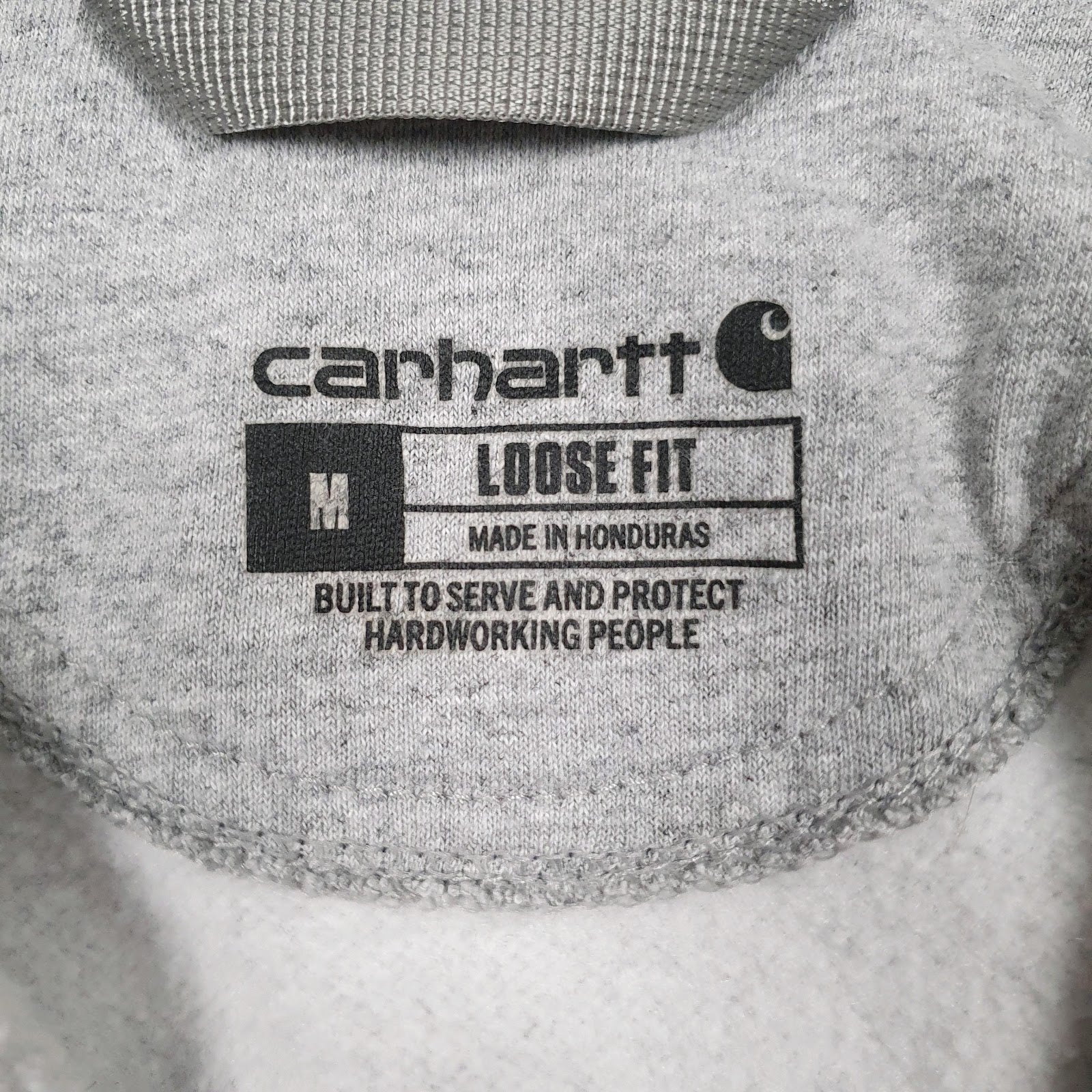 Mens Grey Carhartt  Hoodie Jumper