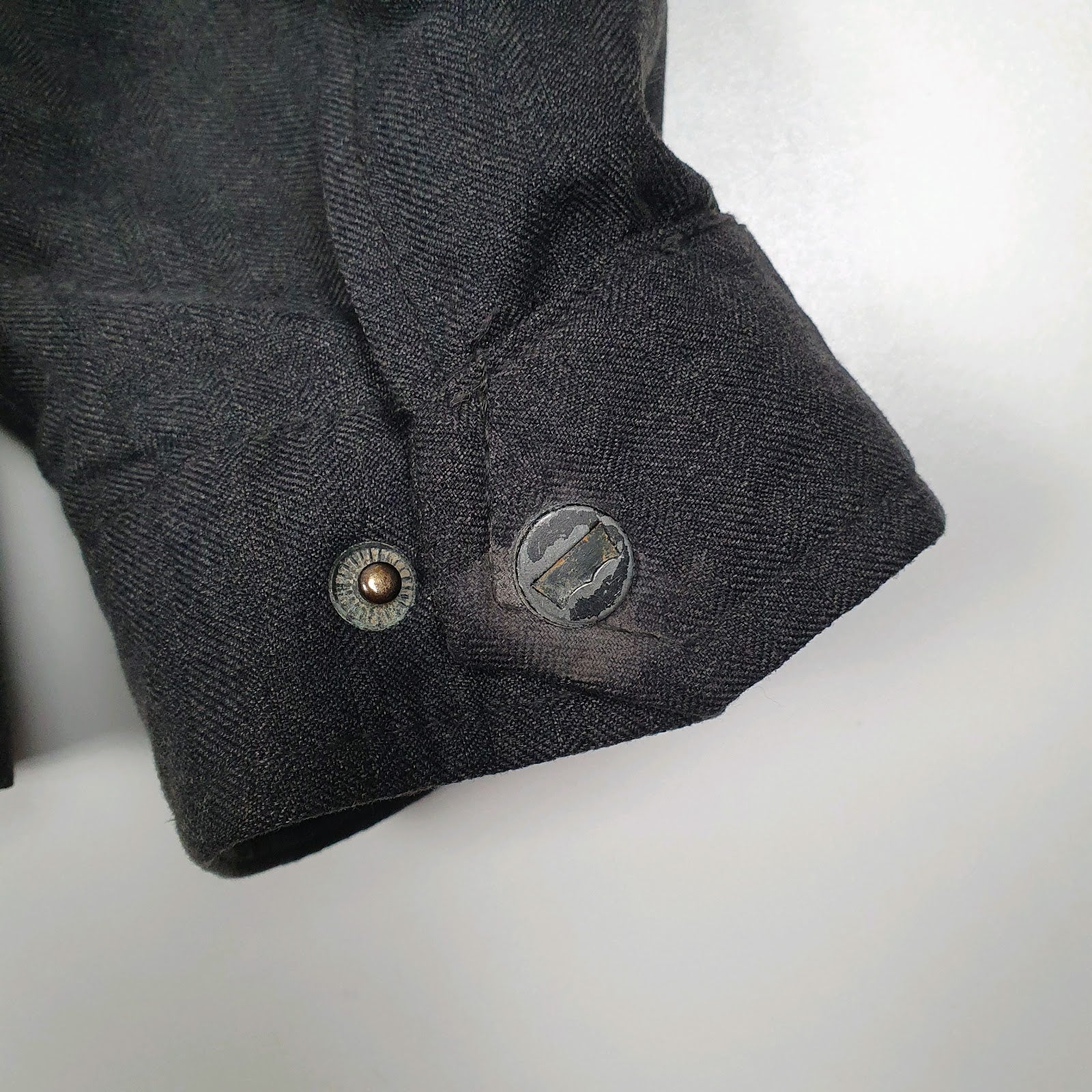 Mens Grey Levis Military Padded  Coat