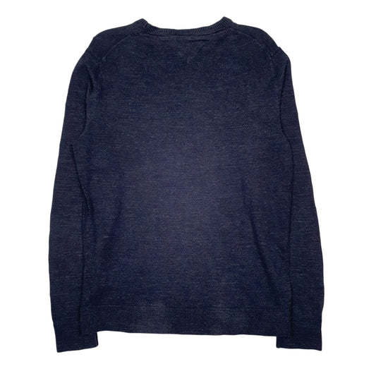 Mens Navy Tommy Hilfiger  Crewneck Jumper
