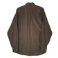 Mens Green Eddie Bauer Corduroy  Shirt