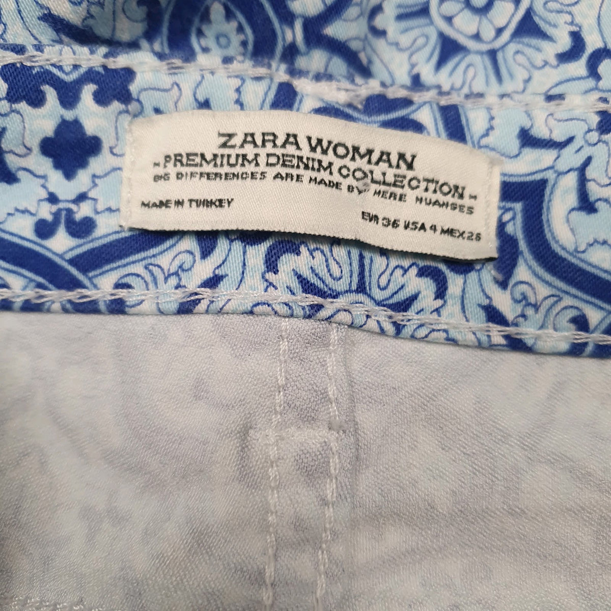 Womens Blue Zara   Trousers