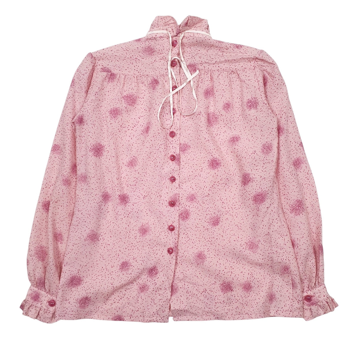Womens Pink Unbranded Blouse Long Sleeve Shirt